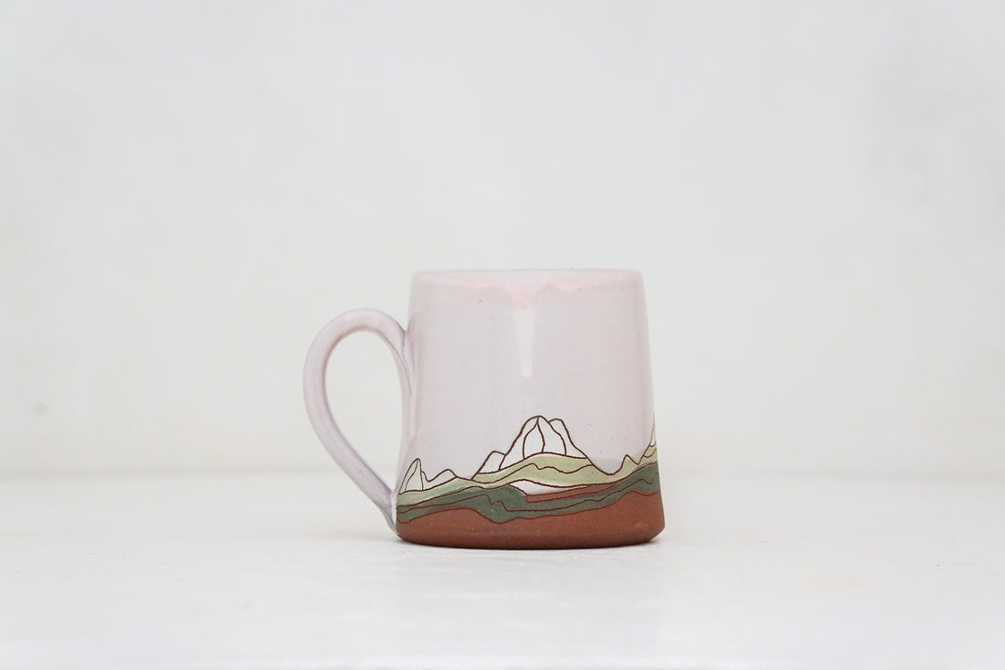E Teton Camp mug in Pink