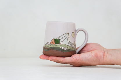 E Teton Camp mug in Pink