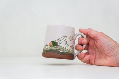 E Teton Camp mug in Pink