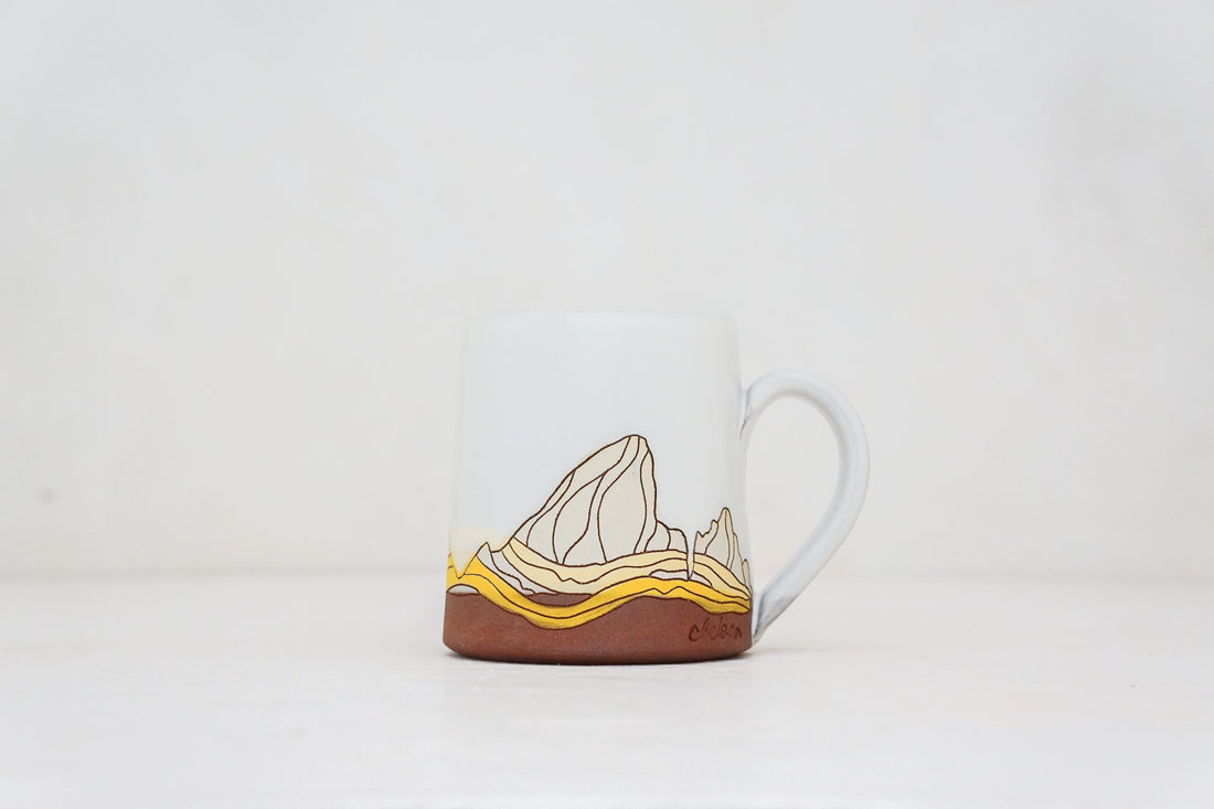 E Teton mug in White