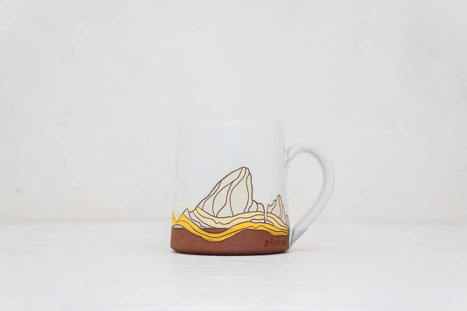 E Teton mug in White