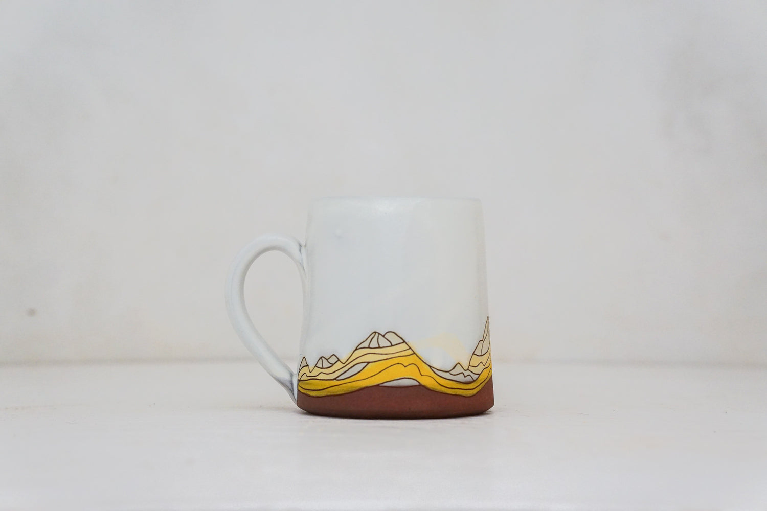 E Teton mug in White