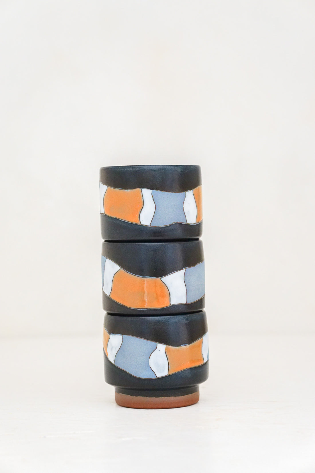 Striped Snake cups in Darby*