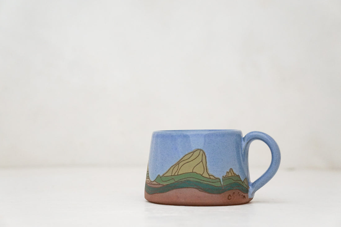 E Teton Green mtn mug shortie in Periwinkle