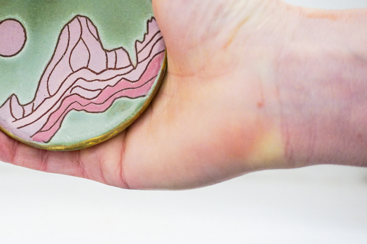 E Teton ring dish in Sage