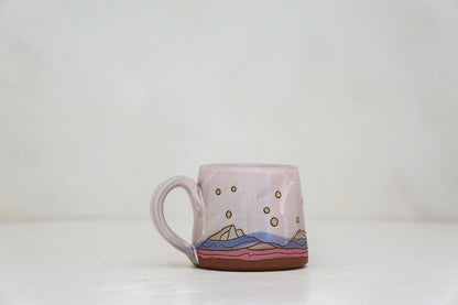 Mtn Crescent moon BB mug in Pink