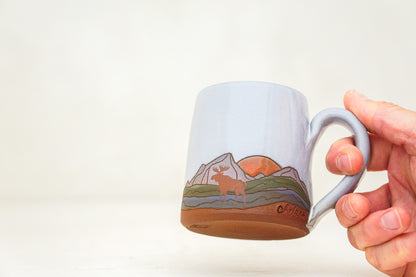 Mtn Moose BB mug in White