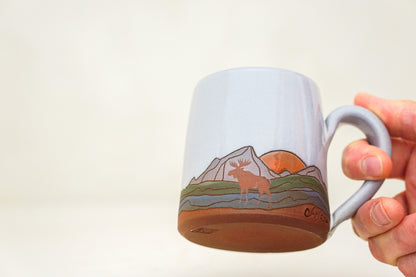 Mtn Moose BB mug in White