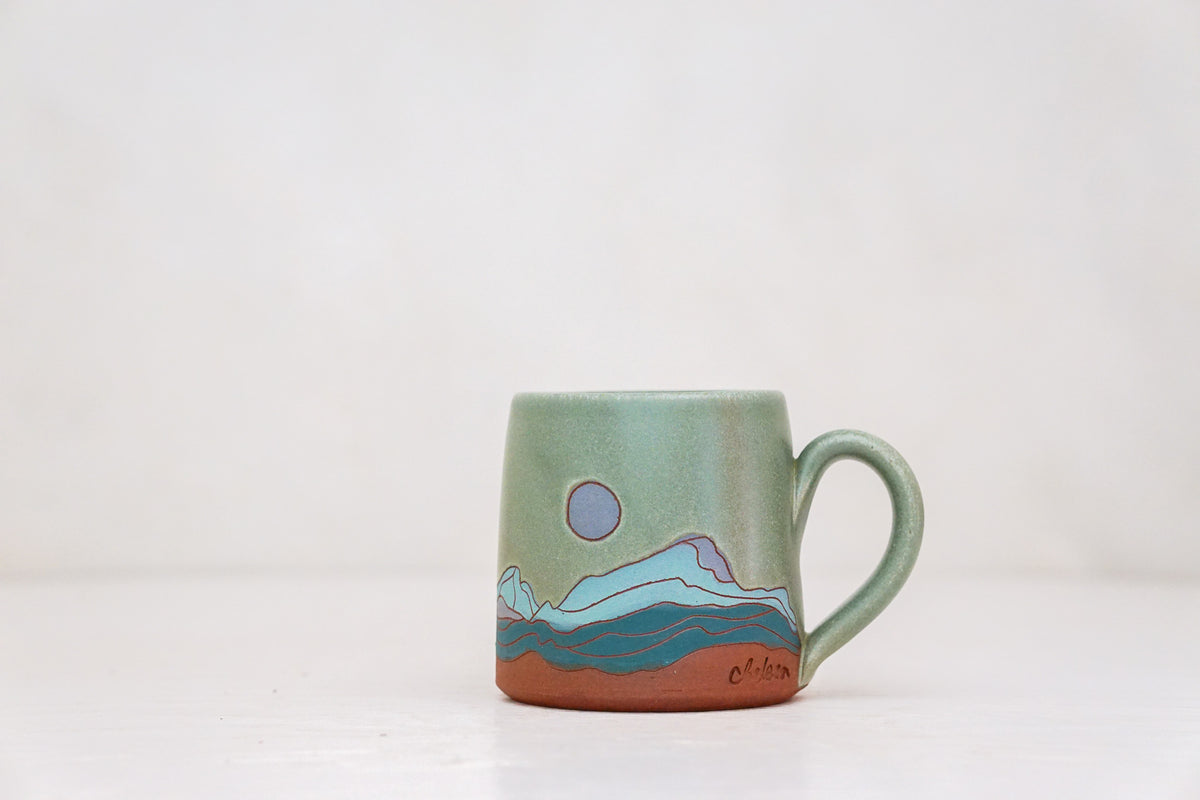 Mtn Moon BB mug in Sage