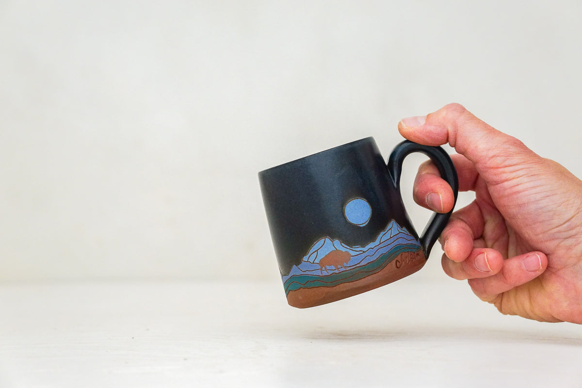 Mtn Moon Bison BB mug in Darby