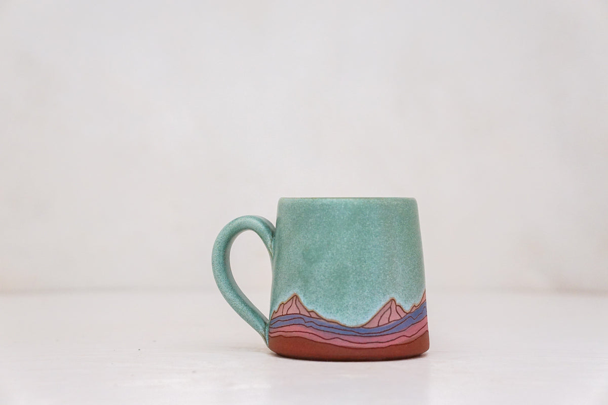 Mtn Birds BB mug in Lake