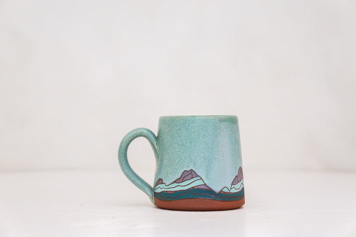 E Teton Bison BB mug in Lake
