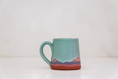 Mtn Moose BB mug in Lake