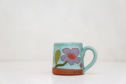 Flower BB mug in Lake
