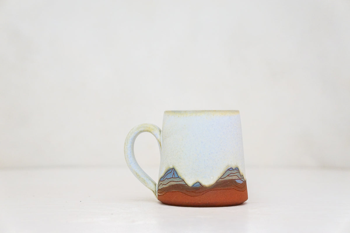 W Teton Birds BB mug in Bone