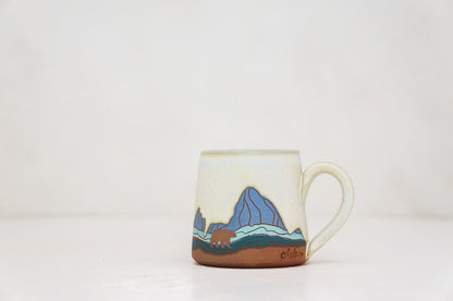 W Teton Bear BB mug in Bone