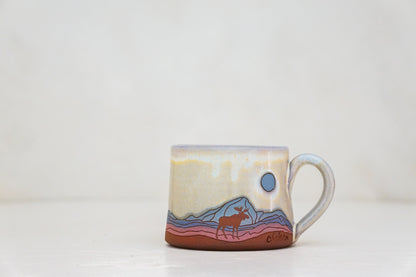 Mtn Moose mug shortie in Alpenglow*