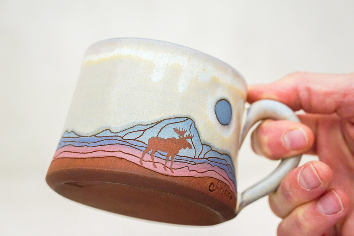 Mtn Moose mug shortie in Alpenglow*