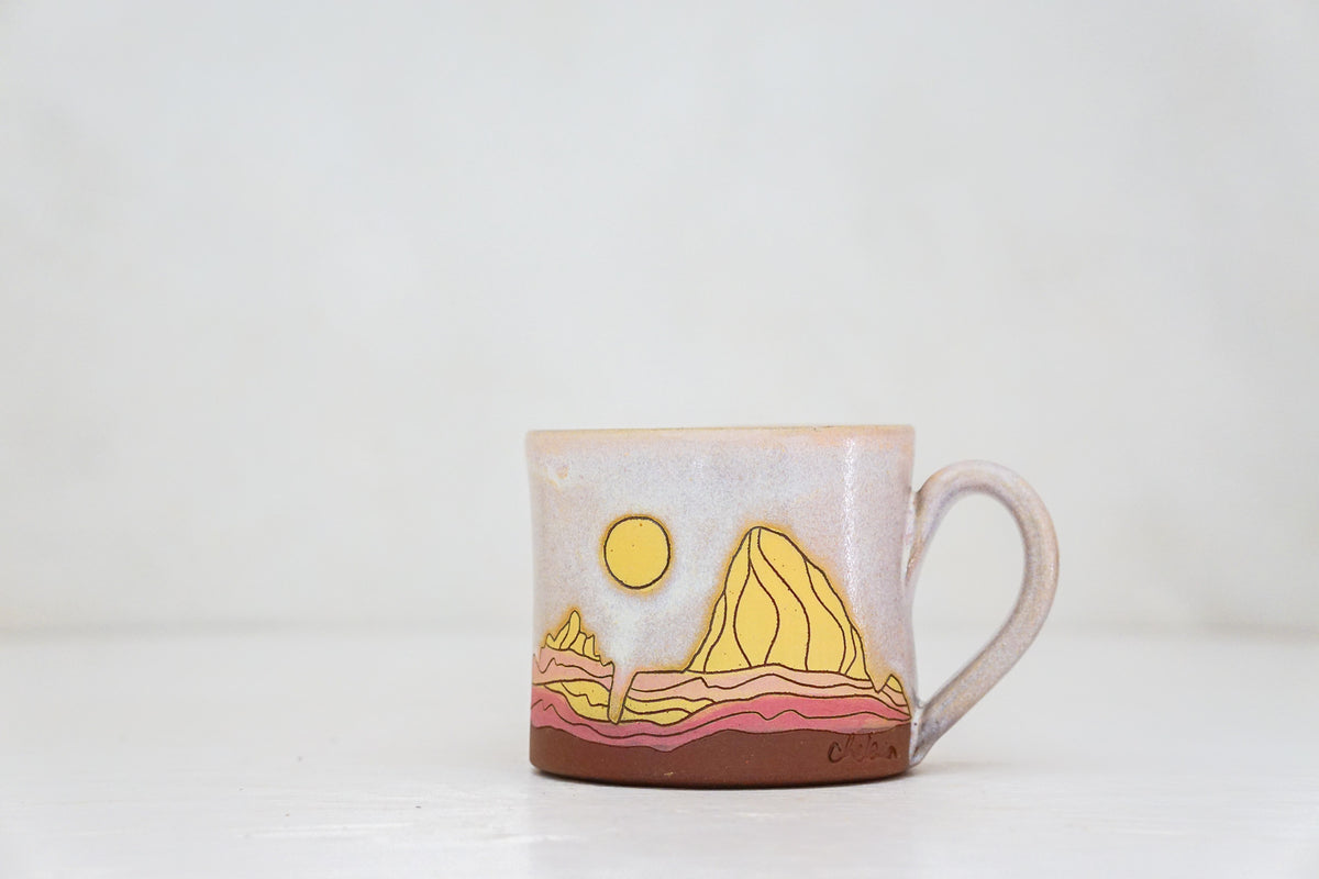 W Teton Moon mug shortie in Alpenglow
