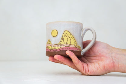W Teton Moon mug shortie in Alpenglow
