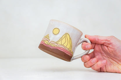 W Teton Moon mug shortie in Alpenglow