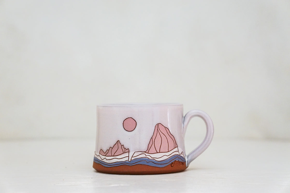 W Teton mug shortie in White