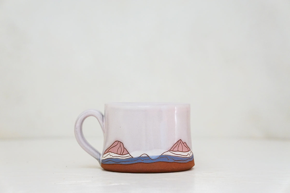 W Teton mug shortie in White