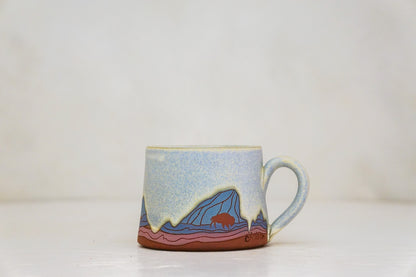 E Teton Bison mug shortie in Bone