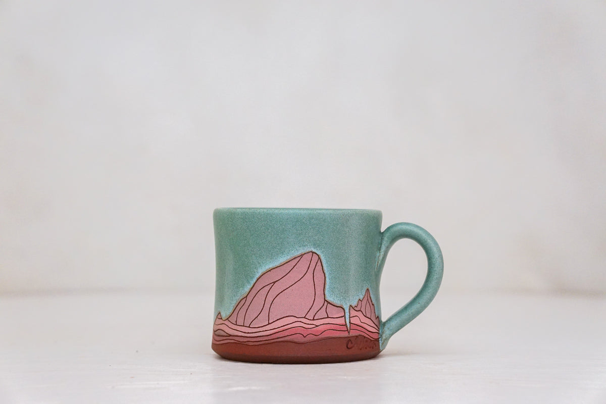 E Teton Pink mug shortie in Lake