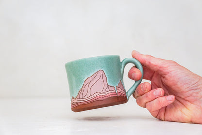 E Teton Pink mug shortie in Lake