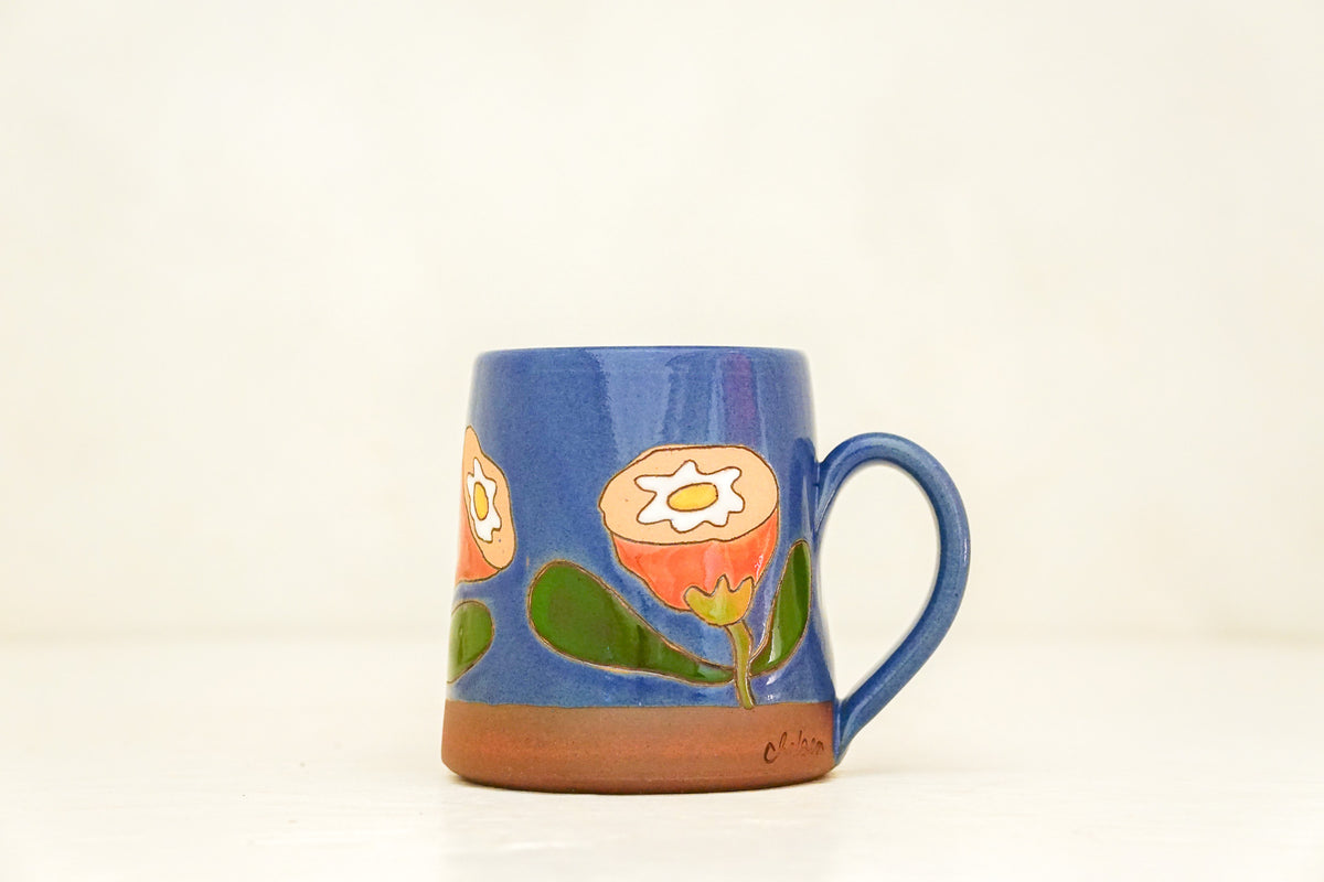 Orange Flower OG mug in Flax