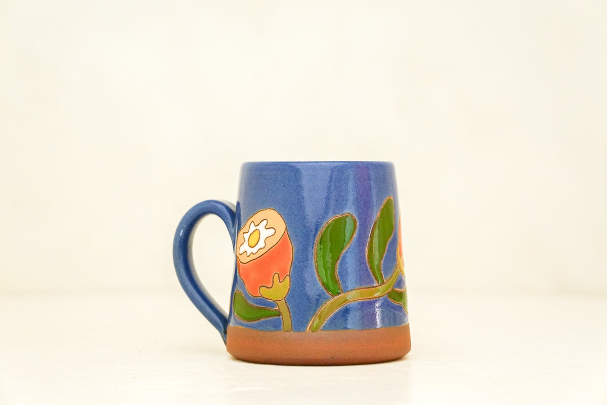 Orange Flower OG mug in Flax