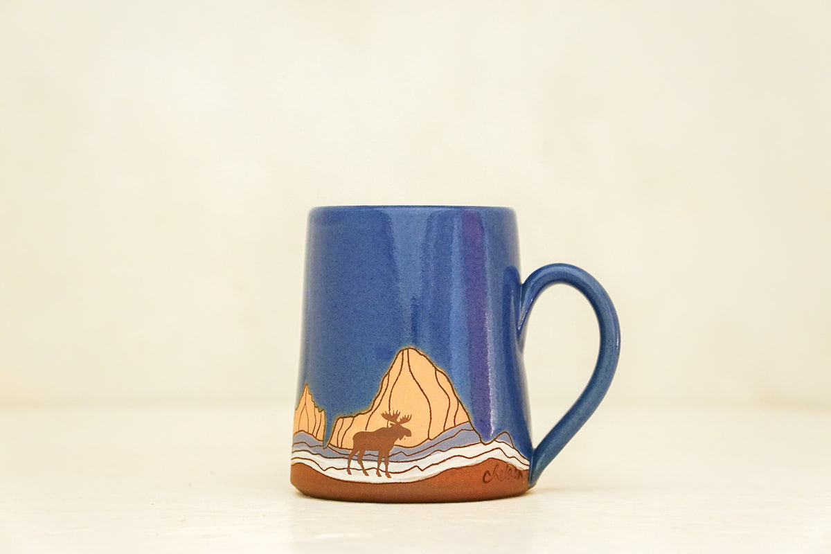 W Teton Moose OG mug in Flax