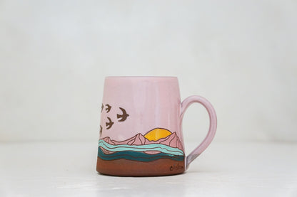 Mtn Sun Bird OG mug in Pink