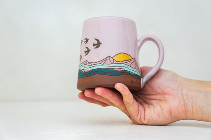 Mtn Sun Bird OG mug in Pink