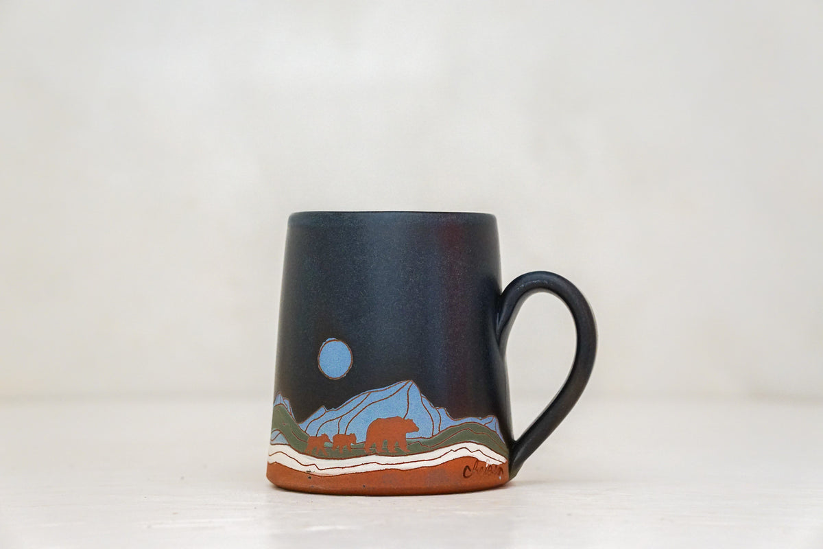 Mtn Bears mug in Darby