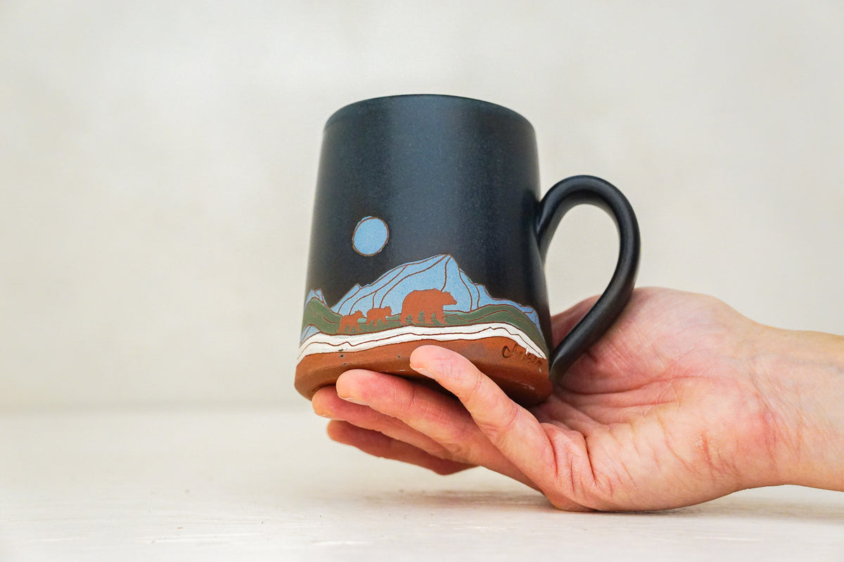 Mtn Bears mug in Darby