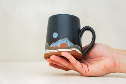 Mtn Bears mug in Darby