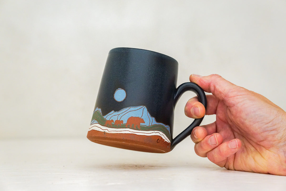 Mtn Bears mug in Darby