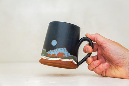 Mtn Bears mug in Darby