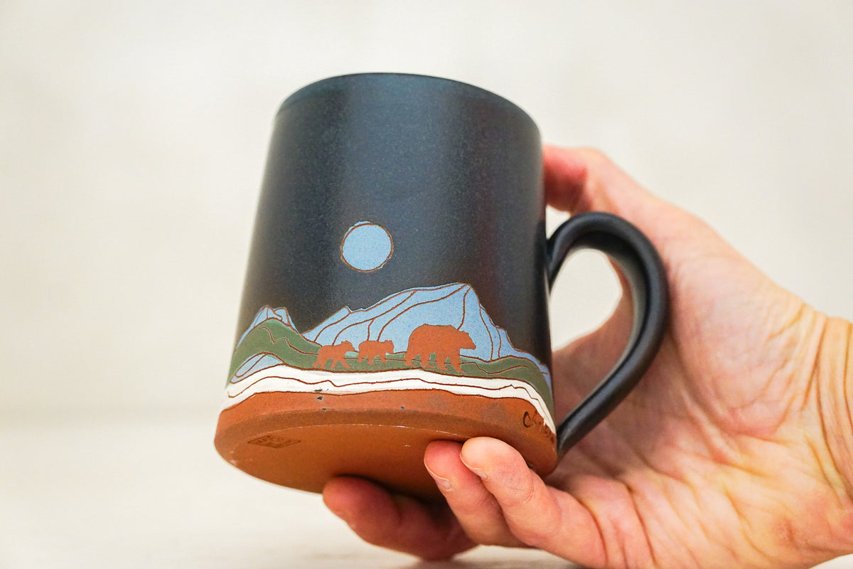 Mtn Bears mug in Darby