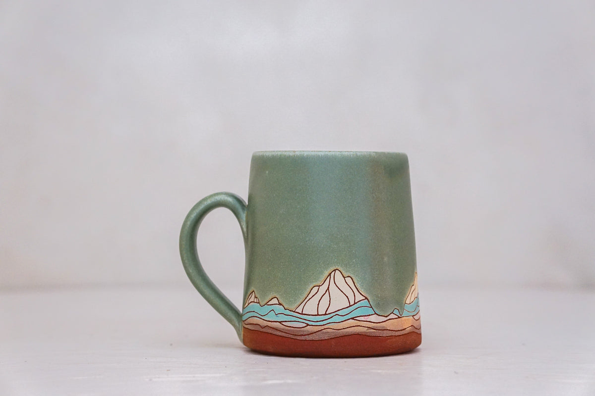 E Teton Moose OG mug in Sage
