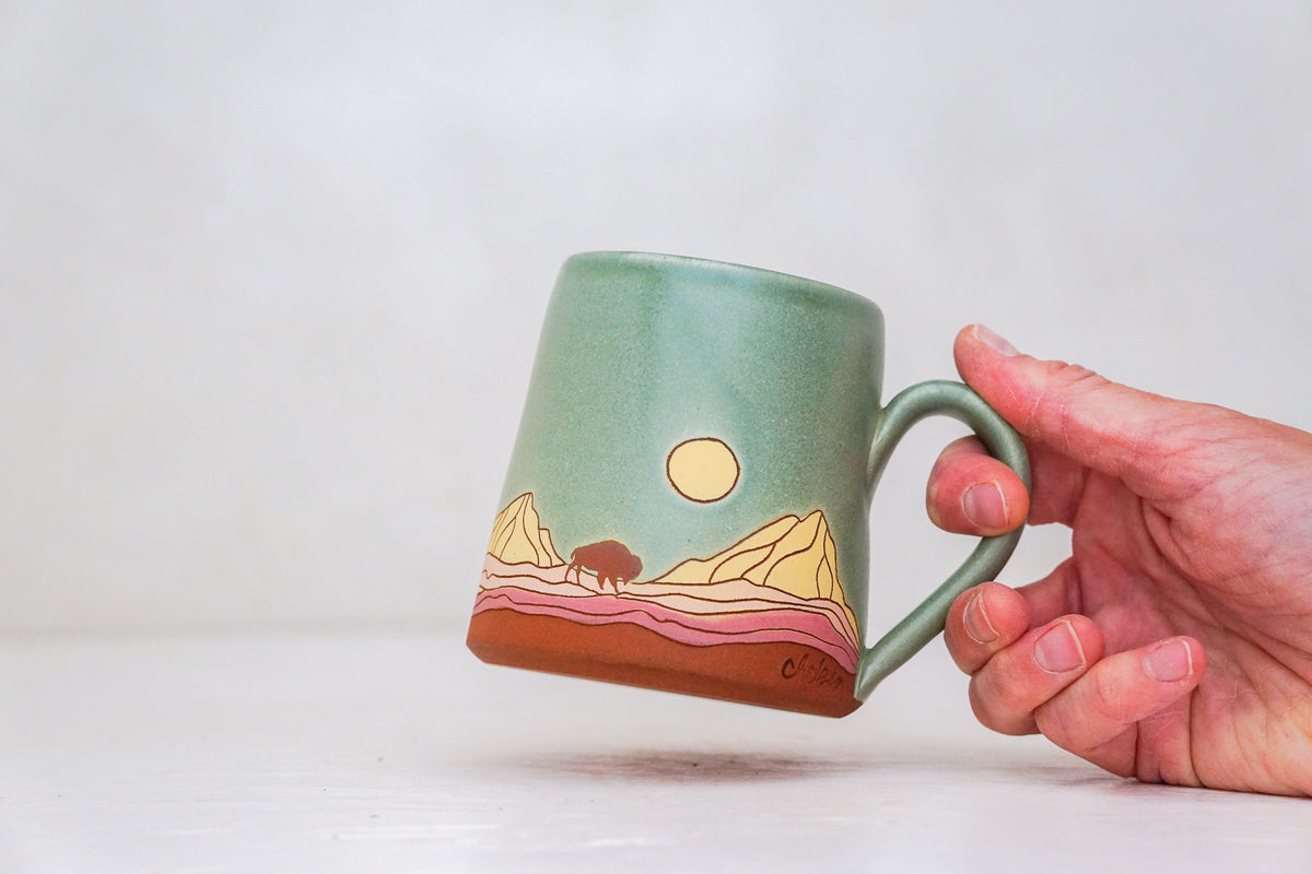 Mtn Bison OG mug in Sage