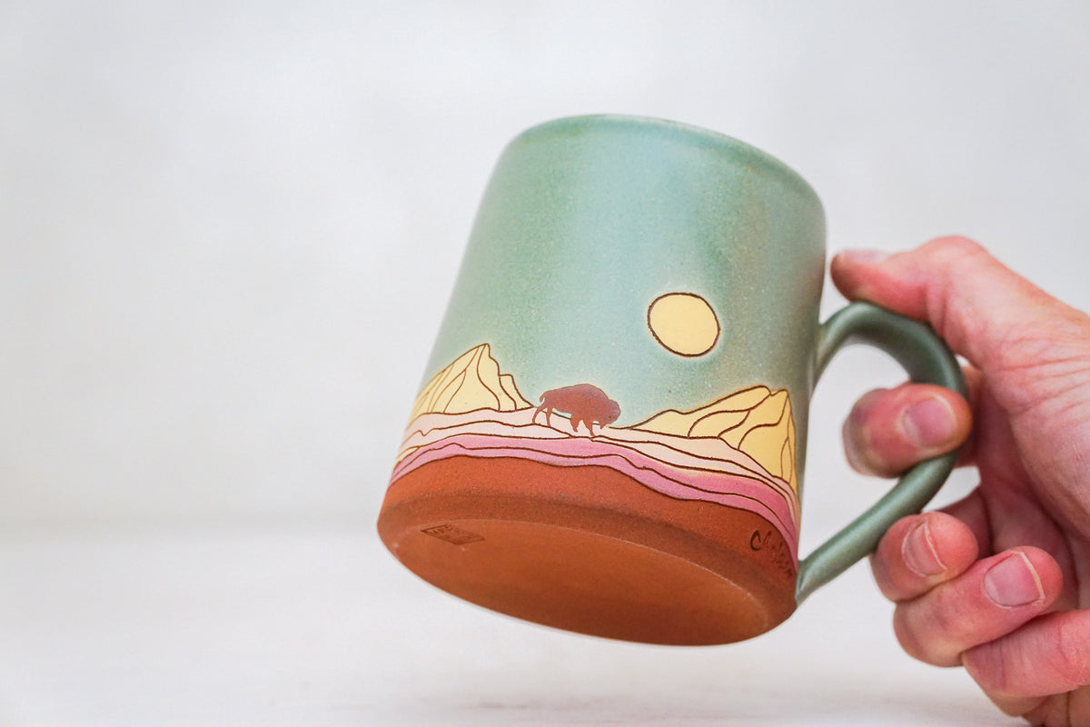 Mtn Bison OG mug in Sage