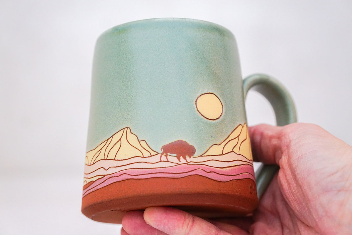 Mtn Bison OG mug in Sage