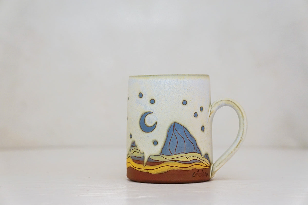 W Teton Stars OG mug in Bone