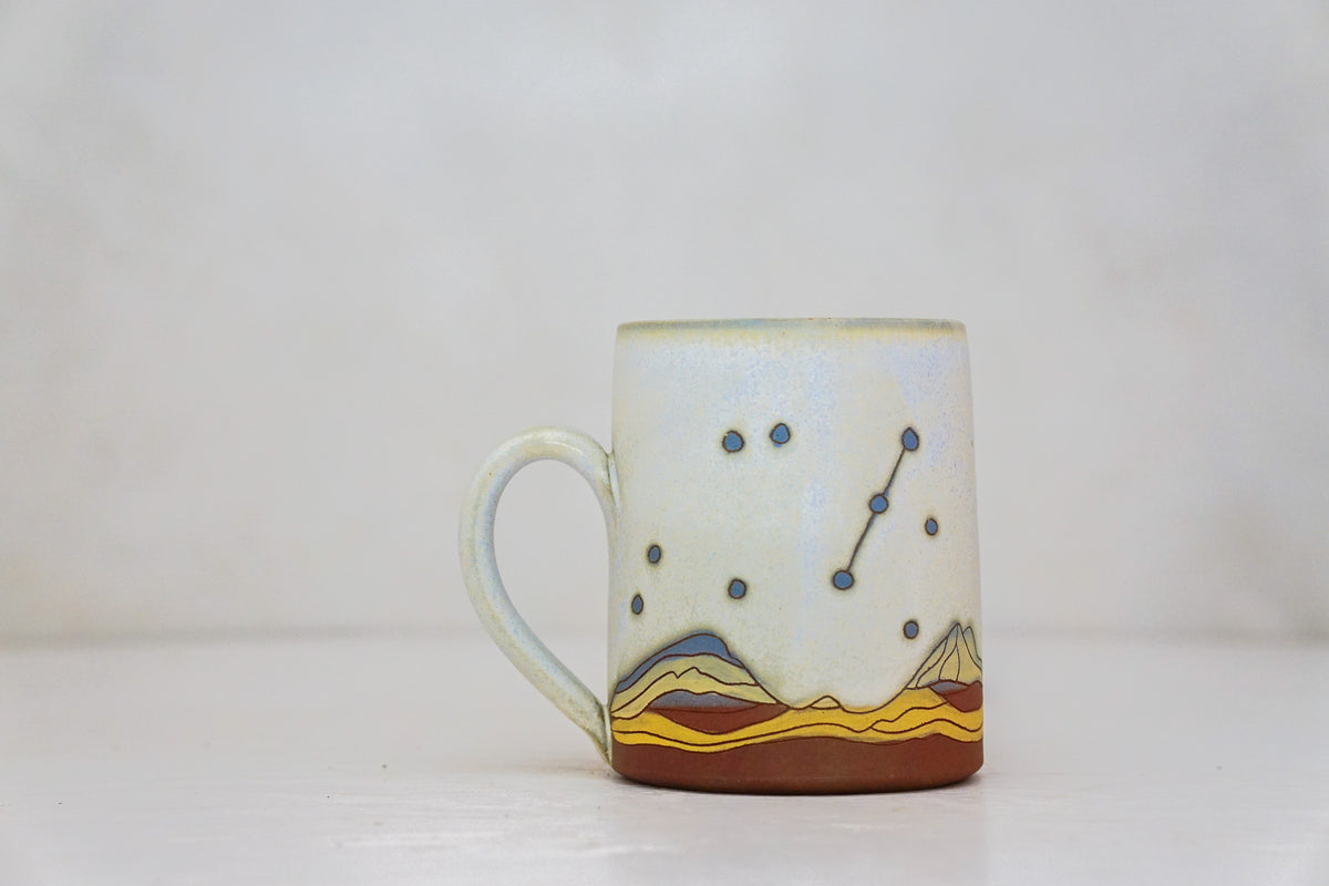 W Teton Stars OG mug in Bone