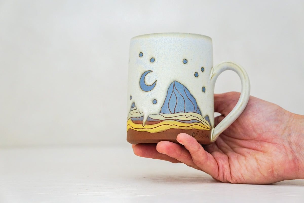 W Teton Stars OG mug in Bone