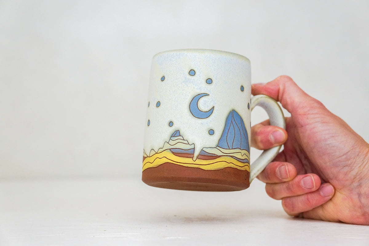 W Teton Stars OG mug in Bone