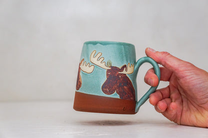 Moose OG mug In Lake*